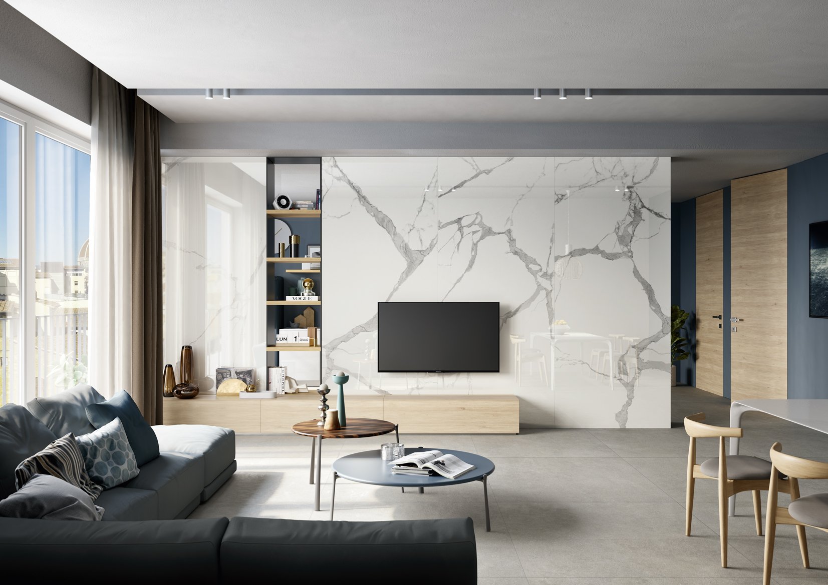 Cantiere di ristrutturazione gestito con il servizio chiavi in mano di Solutions Ceramiche