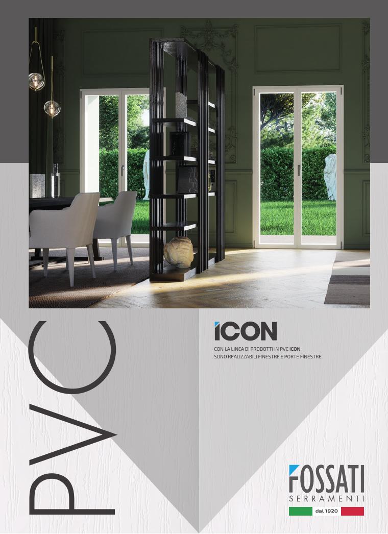 Copertina del catalogo Fossati Icon in PVC