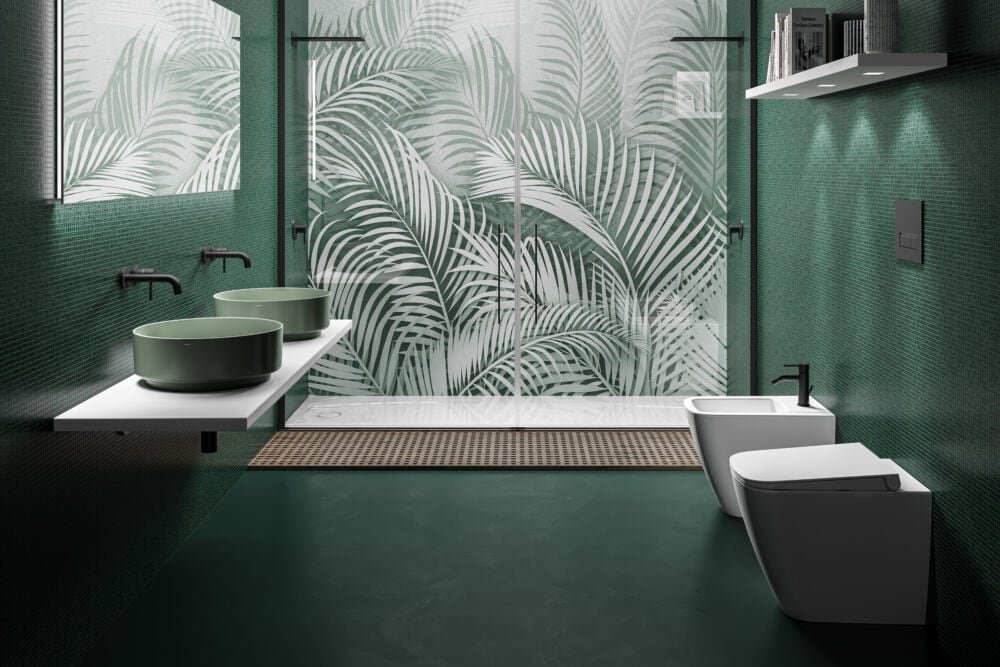 Vaso e bidet a terra tradizionali