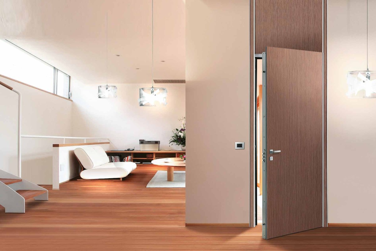 Pannello porta blindata coibentato ad alto isolamento acustico e termico