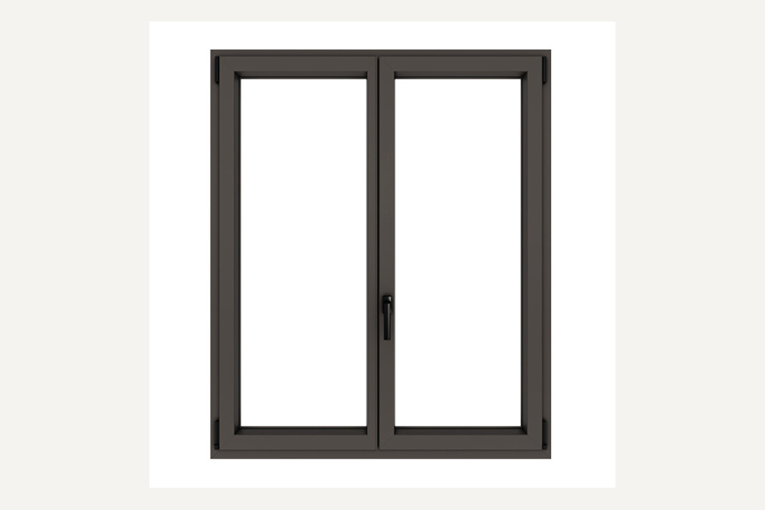 Finestra Icon in PVC antracite