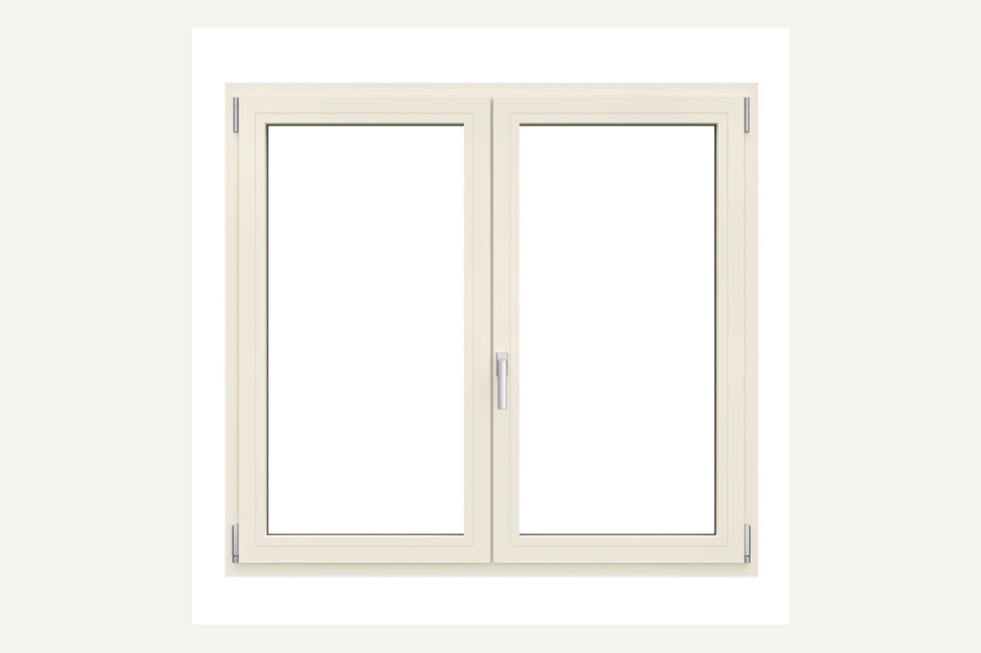 Finestra Solaris in PVC bianco