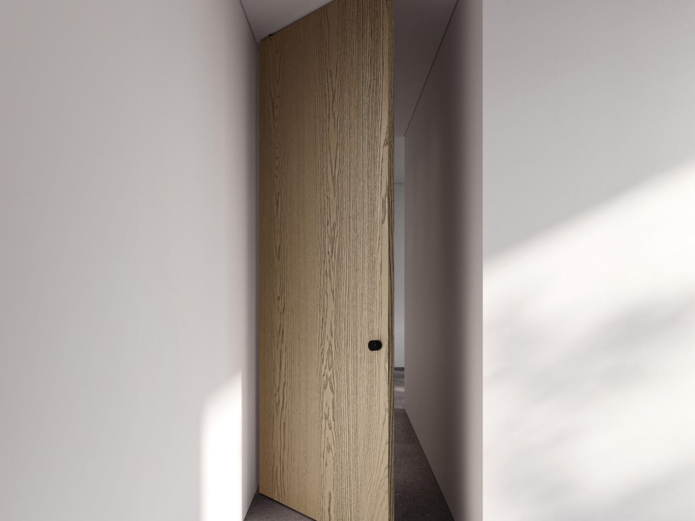 Porta a bilico pivot bidirezionale di grandi dimensioni FerreroLegno Scenario Bilico