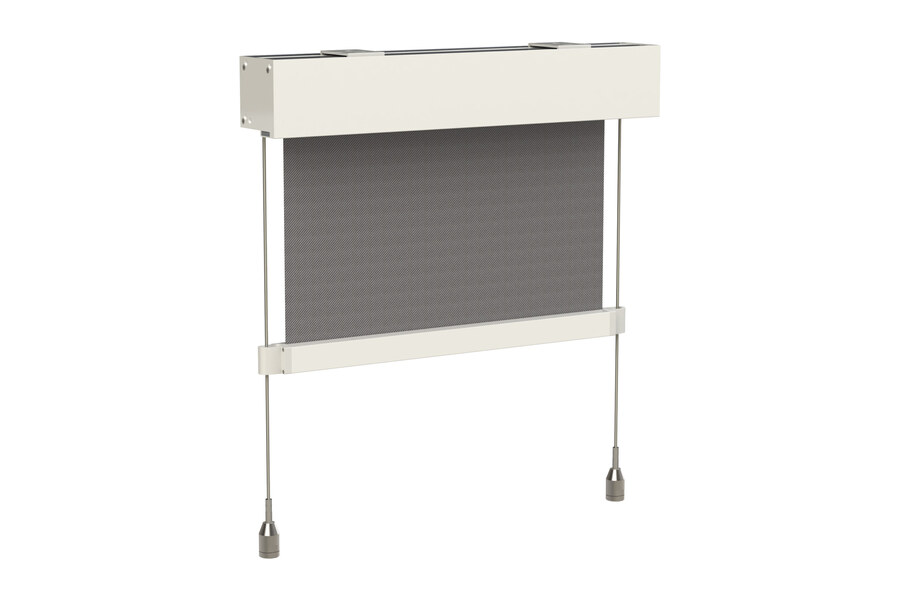Tenda a rullo MV Line New Ombra Box Inox con cavi in acciaio e cassonetto